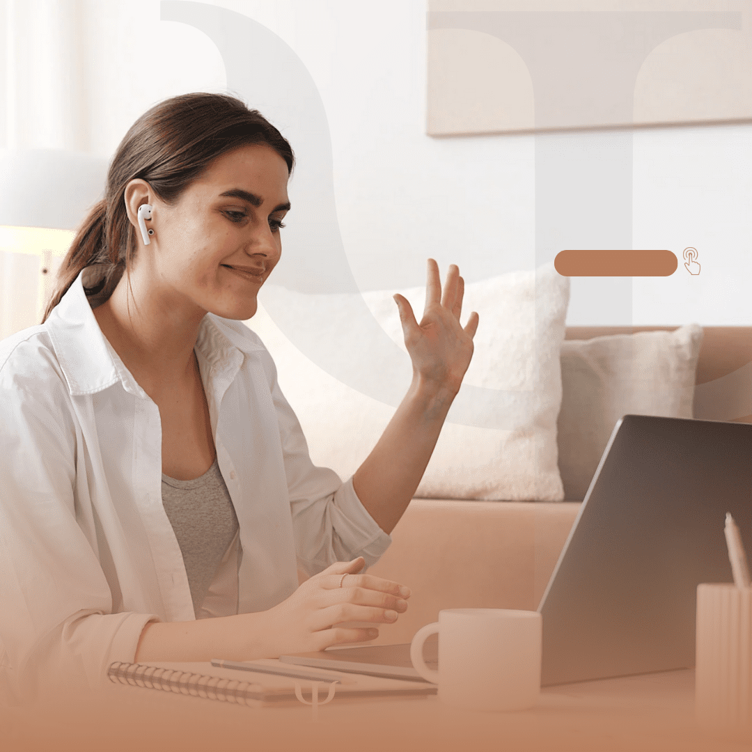 Terapia Online Psicologia Post Feed Para Instagram Bege e Marrom