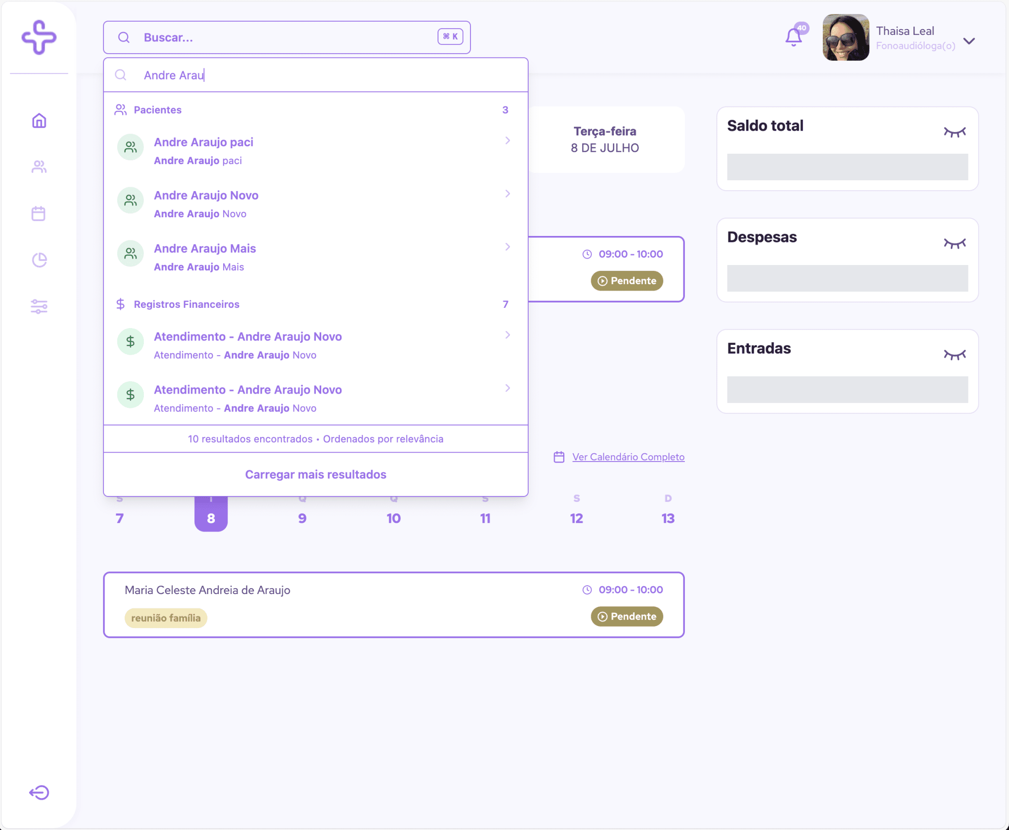 Gestão de Pacientes