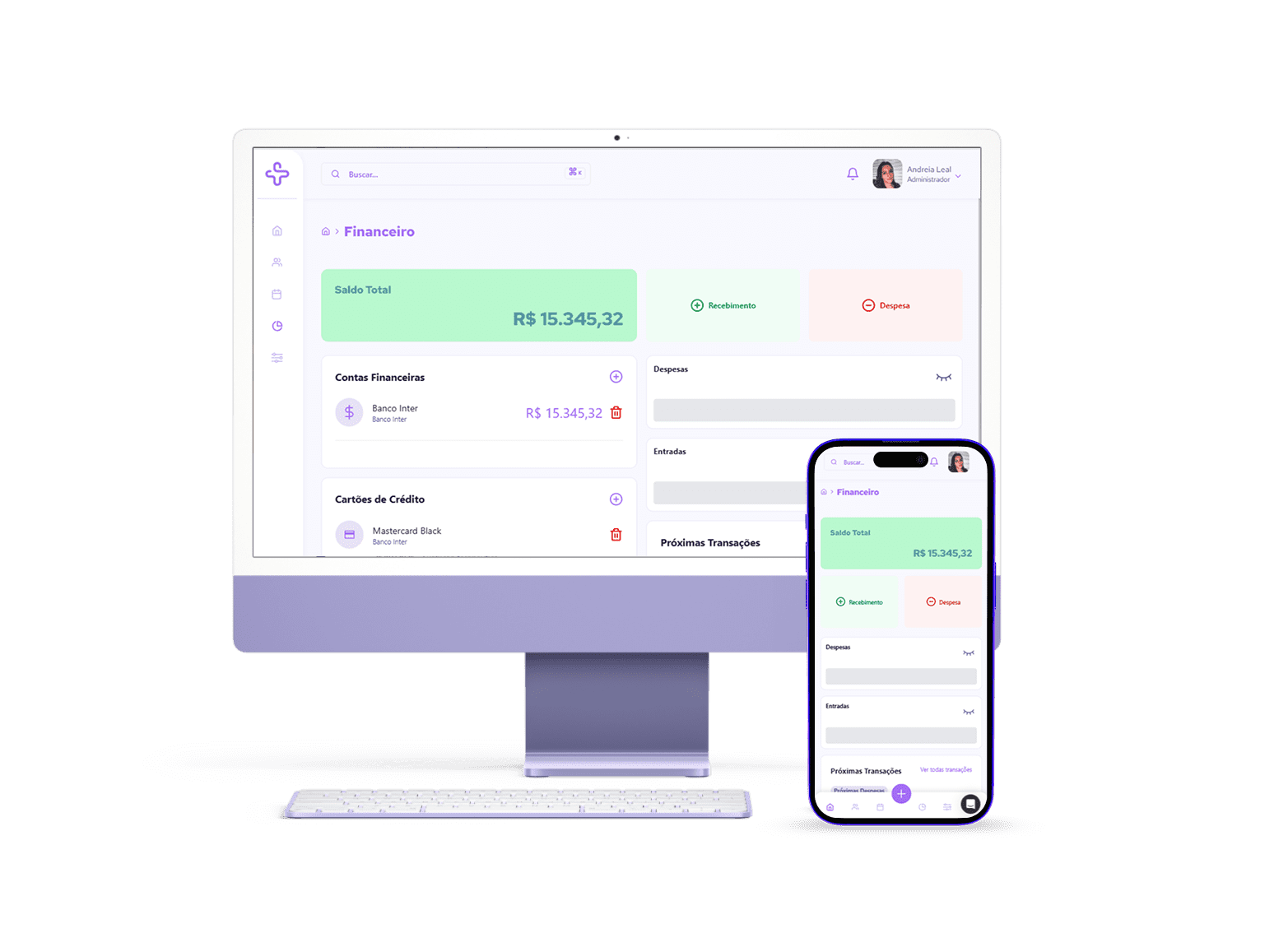 Controle financeiro para consultório de terapia